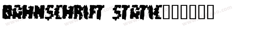 Bahnschrift Static字体转换